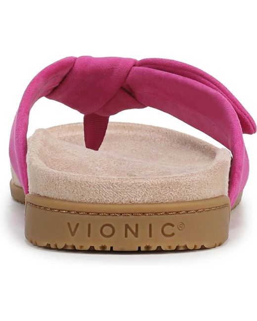 Vionic Pink Eva Thong Sandals