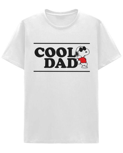 Hybrid Gray Peanuts Dad Short Sleeves T-shirt for men