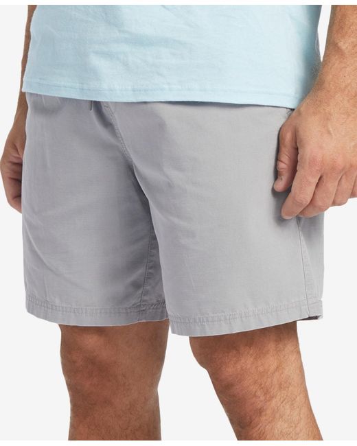 Quiksilver Gray Last Light Solid Walkshorts for men