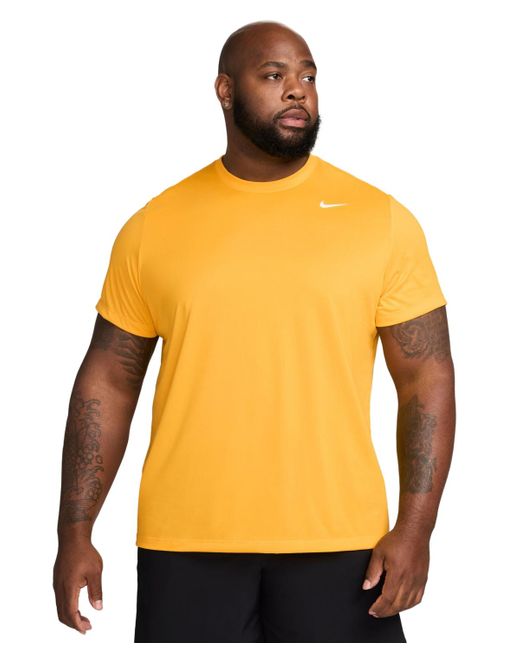 Nike Dri fit Legend Fitness T shirt in Yellow for Men Lyst