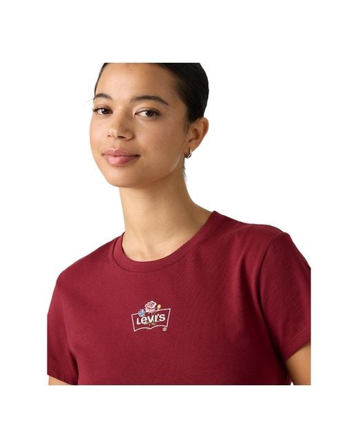Levi's Red The Perfect Tee