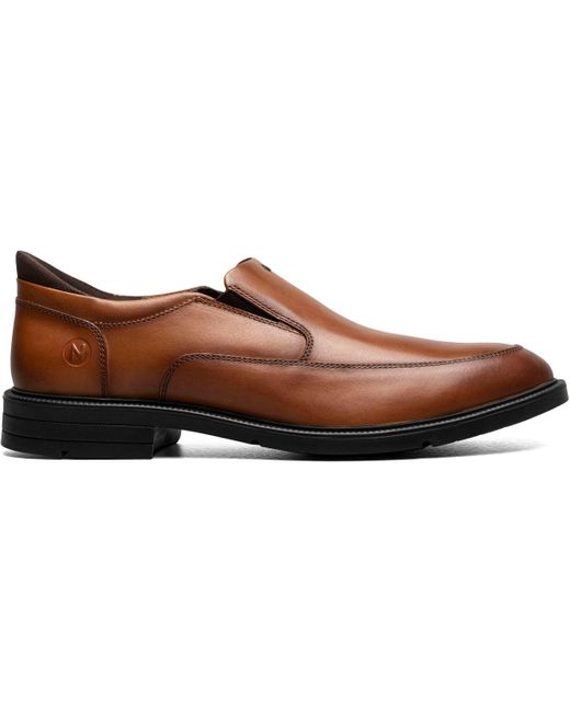 Nunn Bush Brown Kore Ez Icon Moc Toe Slip On Loafers for men