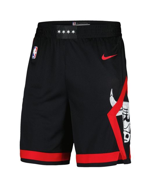 Nike Black Chicago Bulls 2023/24 City Edition Swingman Shorts for men