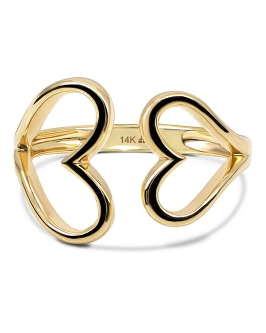 DEVATA Metallic Couple Heart Ring