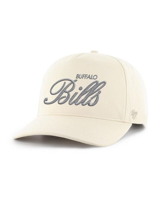 '47 White Buffalo Bills Foundational Script Hitch Adjustable Hat for men