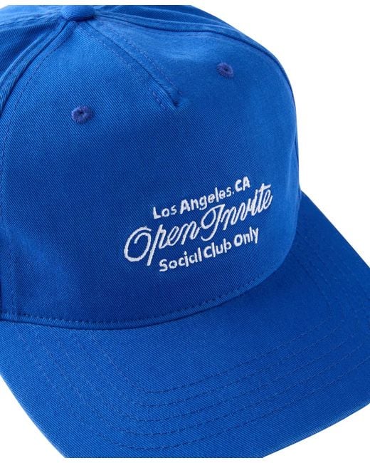 Cotton On Blue 5 Panel Hat for men