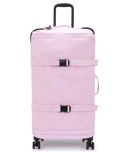 Kipling Pink Spontaneous 31" Large Rolling luggage