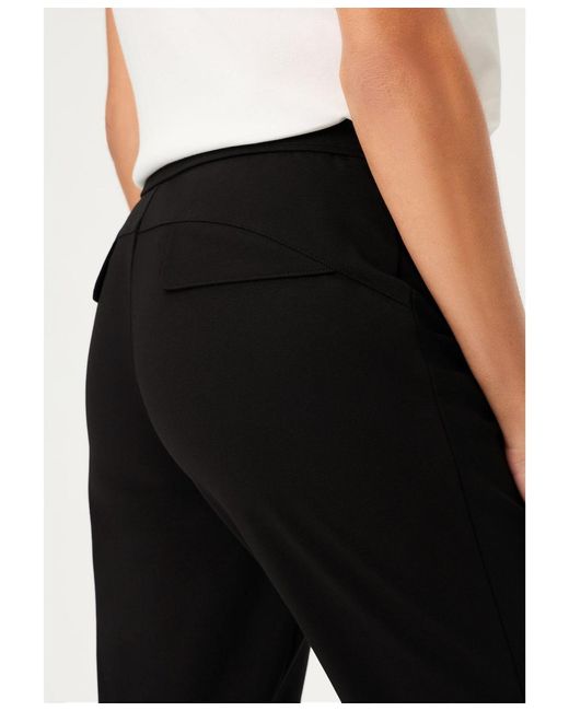 Olsen Black Mona Stretch Pull-on Pant
