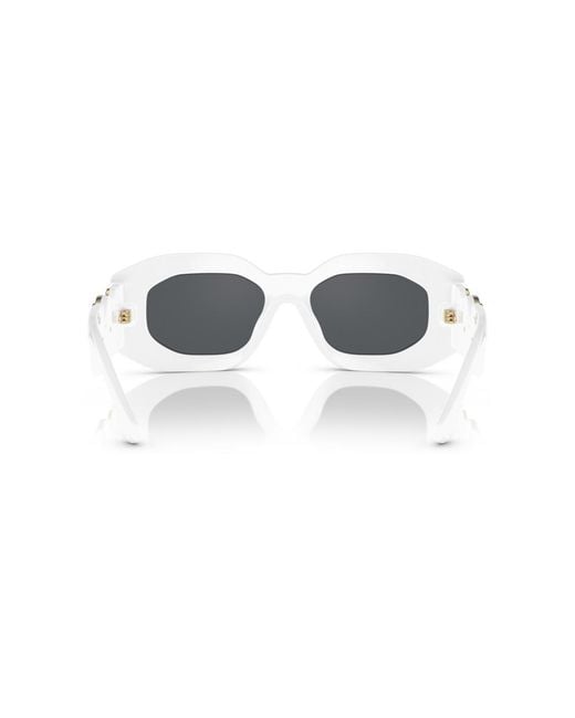 Versace Metallic Geometric Sunglasses for men