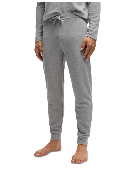 Boss Gray Hugo By Waffle Pajama Pants for men
