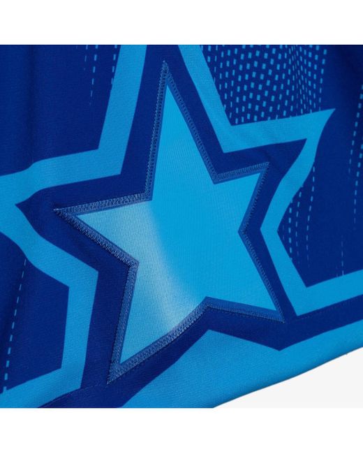 Mitchell & Ness Blue Orlando Magic 2008/09 Hardwood Classics Monochrome Swingman Shorts for men
