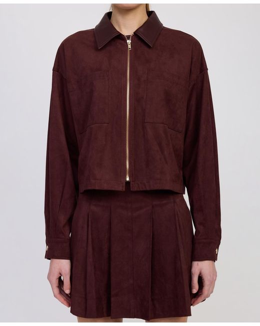 En Saison Red Long Sleeves Jacket