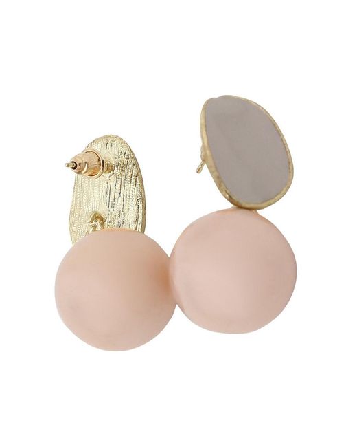 SOH Natural Circular Drop Earrings
