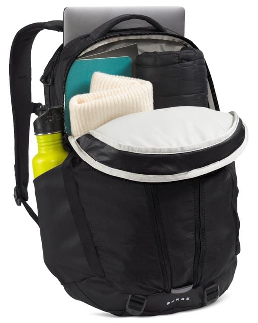 The North Face Black Surge Flexvent Backpack for men
