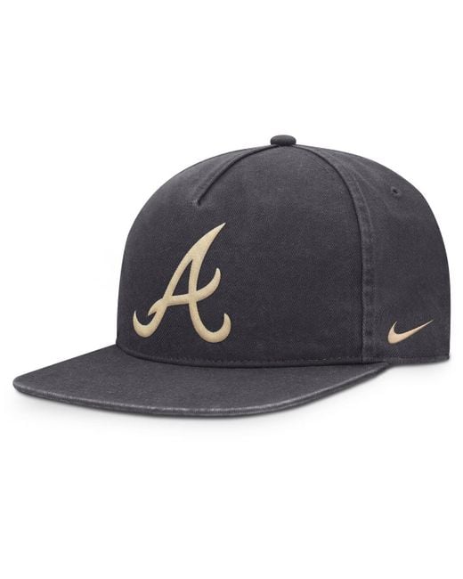 Nike Blue Atlanta Braves Monotone Pro Adjustable Hat for men