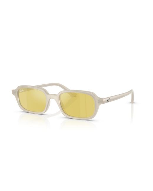 Ray-Ban Yellow Rectangle Sunglasses
