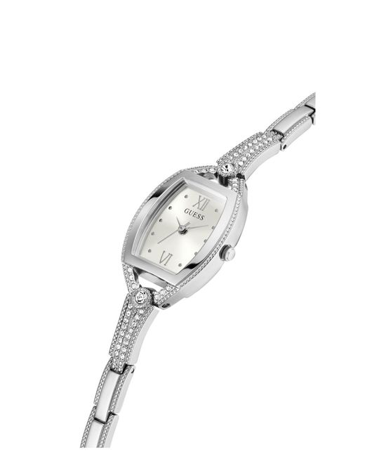 Guess White Glitz Watch