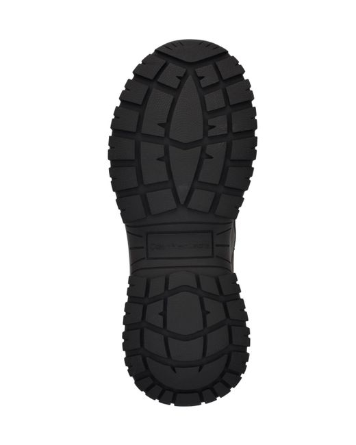 Calvin Klein Black Noanne Lace-up Cold Weather Boots