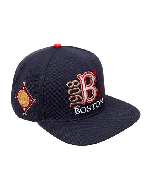 Pro Standard Navy Boston Red Sox Cooperstown Collection Years Snapback ...