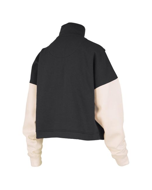Pressbox Black Army Knights Ferrara Color Block Quarter-zip Sweatshirt