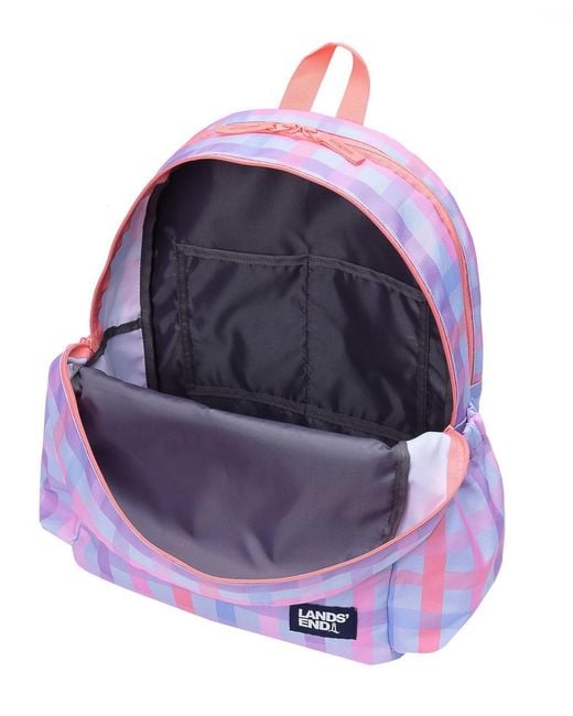 Lands' End Purple Kids Techpack Medium Backpack