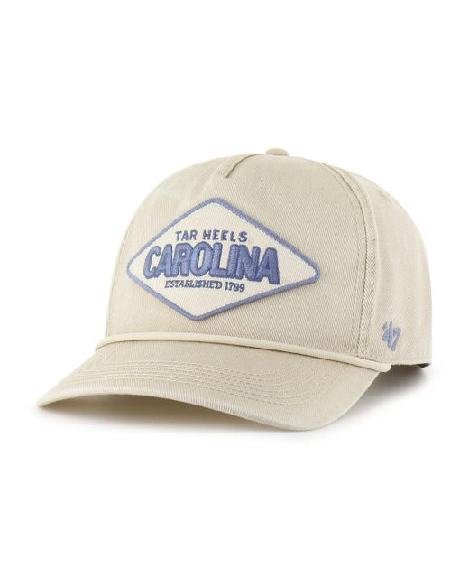 '47 White And North Carolina Tar Heels Outdoorsmen Cairn Hitch Adjustable Hat