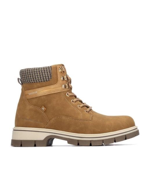 Xti Natural Ankle Combat Booties