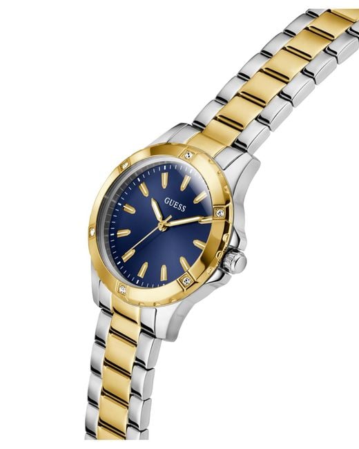 Guess Metallic Analog Watch