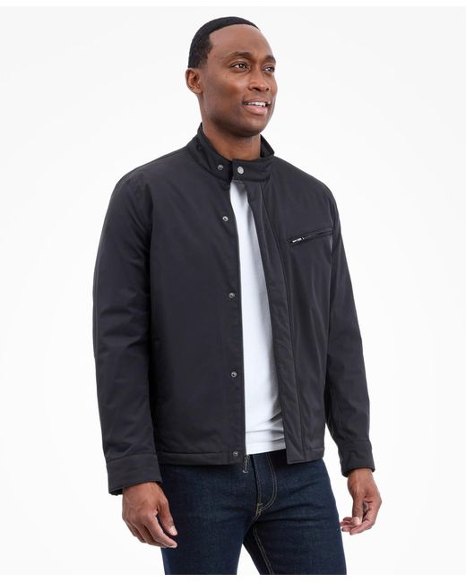 Michael Kors Blue Moto Jacket for men