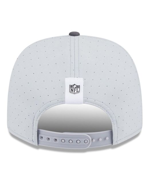 KTZ Gray/graphite Baltimore Ravens 2025 Nfl Training Camp 9seventy Adjustable Hat for men