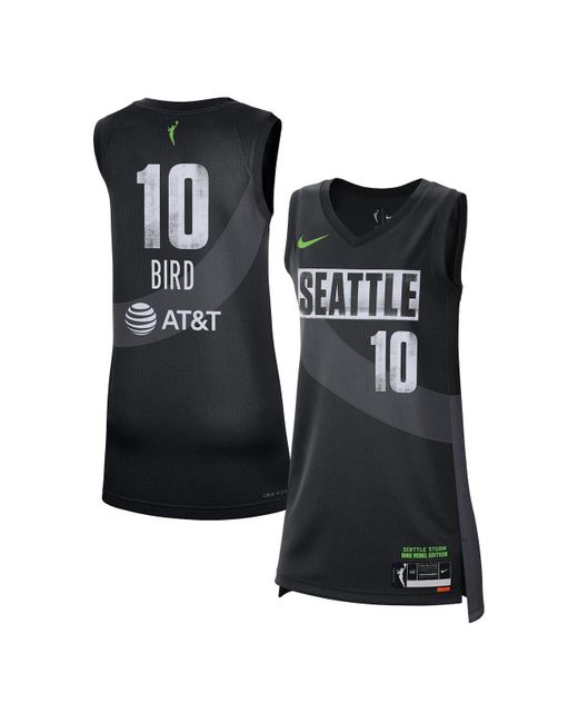 Nike Synthetic Sue Bird Black Seattle Storm Rebel Edition Jersey | Lyst