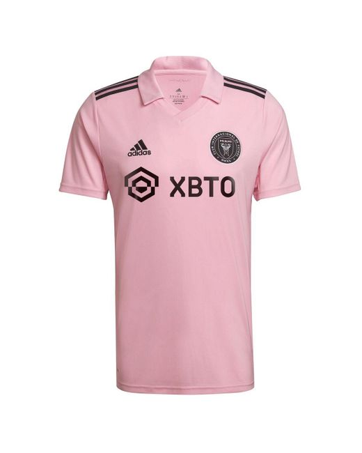 Adidas Pink Lionel Messi Inter Miami Cf 2023 The Heart Beat Kit Replica Jersey for men