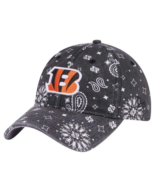 KTZ Gray Cincinnati Bengals Paisley 9twenty Adjustable Hat