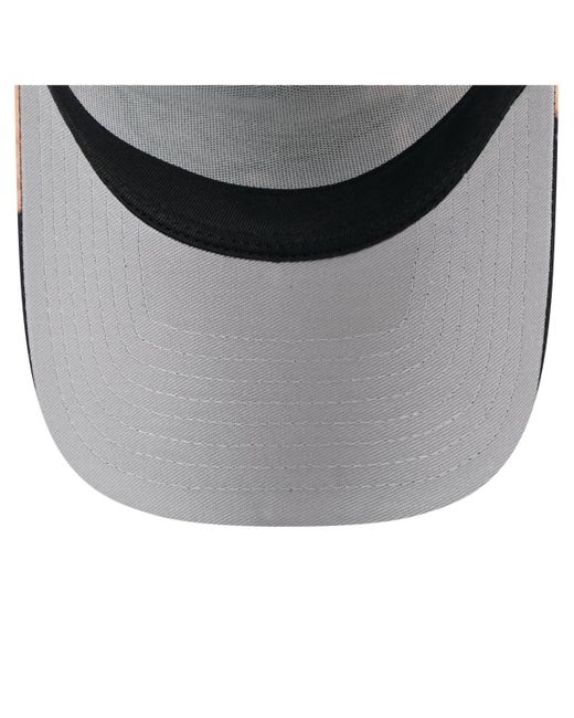 KTZ Black Â New England Patriots Bleached 9forty A-frame Adjustable Hat for men