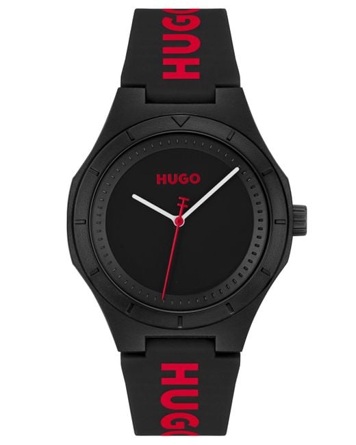 HUGO Black Lit For Him Quartz Watch 42mm for men