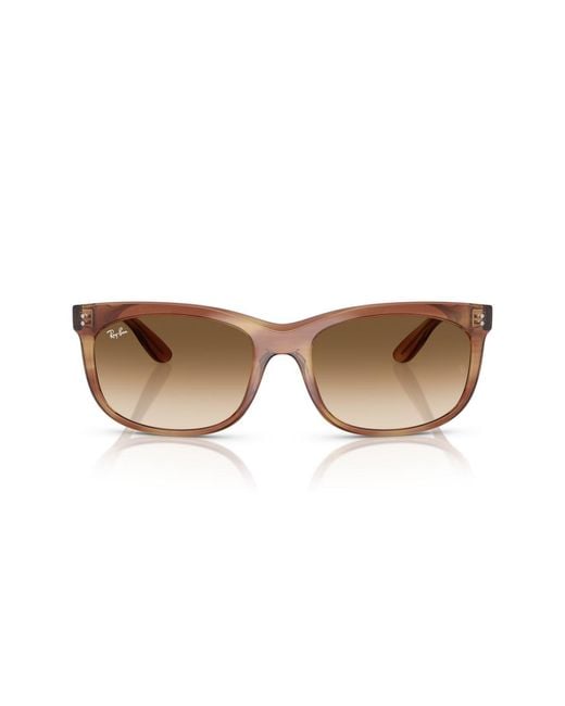 Ray-Ban Brown Rectangle Sunglasses