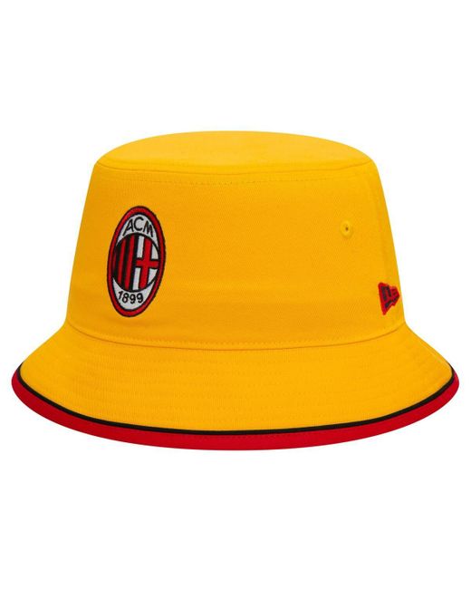 KTZ Yellow Ac Milan 2011 Bucket Hat for men
