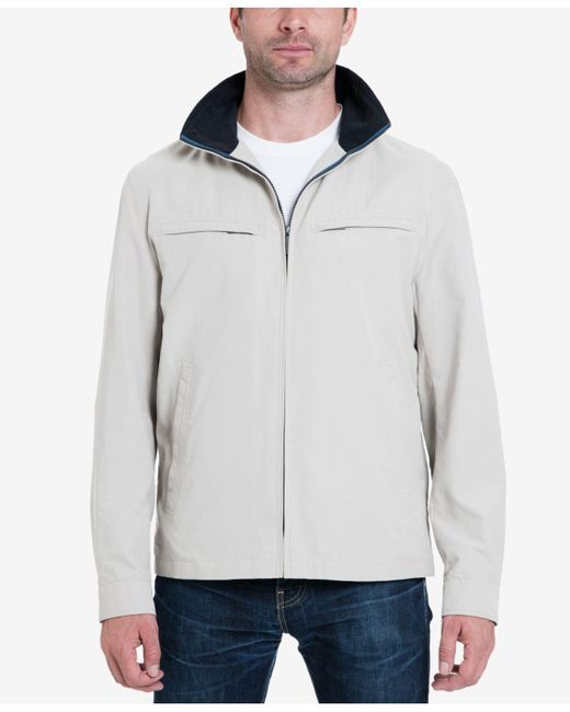 London Fog Mens Chazy Hooded Bibby Jacket with Polyfill Insulation