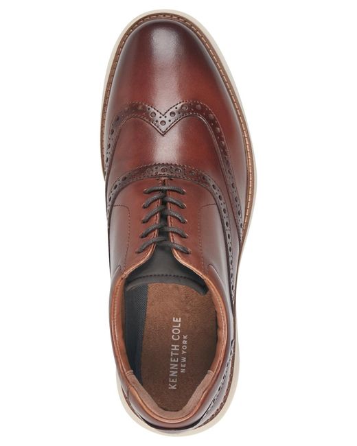 kenneth cole brown dress shoes Kenneth Cole Reaction Lance Men's Oxford