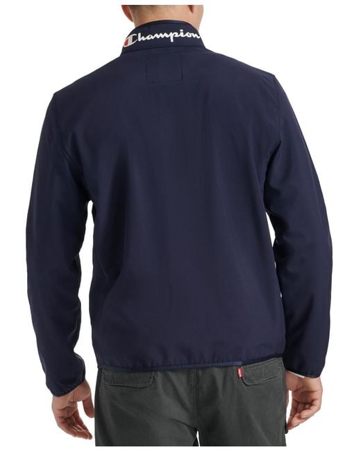 Champion Blue Lightweight Sport Shell Jacket for men