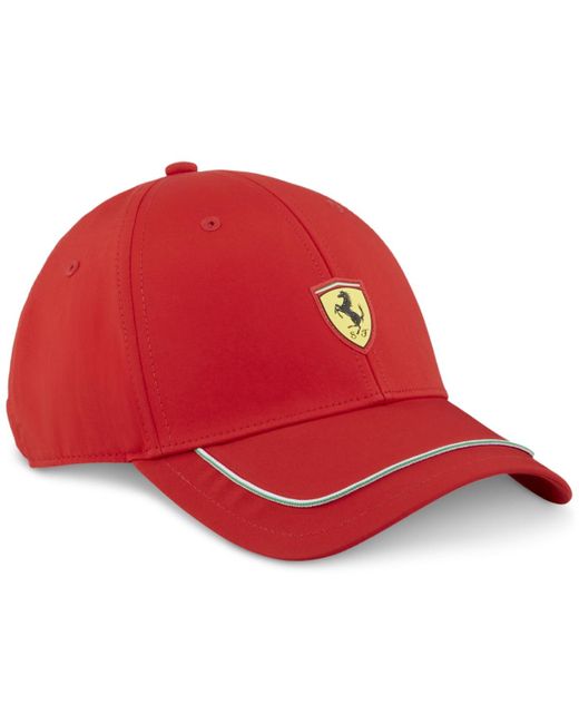 PUMA Red Ferrari Race Logo Hat for men