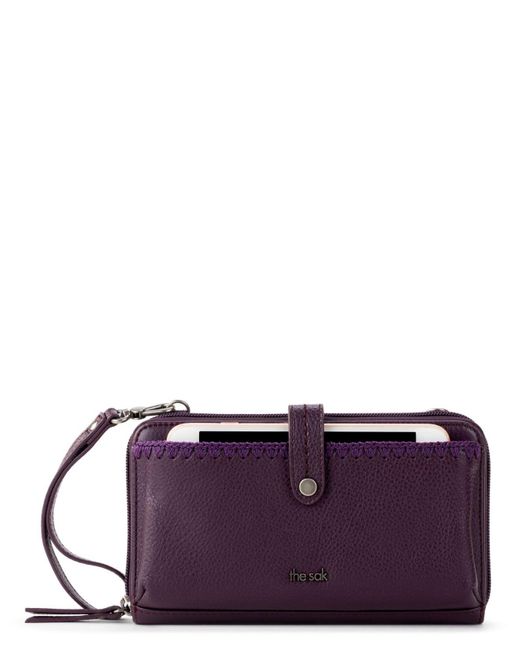 The Sak Synthetic Iris Smartphone Convertible Crossbody Wallet in Purple Lyst