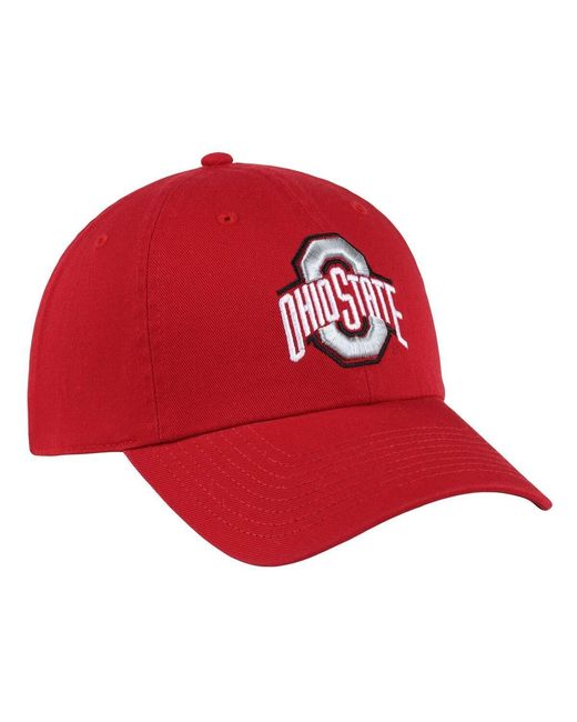 Ahead Red Ohio State Buckeyes Largo Adjustable Hat for men