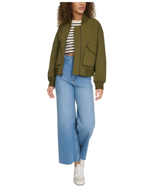 Levi's Green Lightweight Techy Bomber Jacket