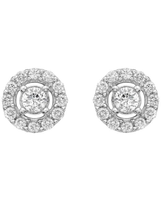 Macy's Metallic Diamond Earrings (1/2 Ct. T.w.