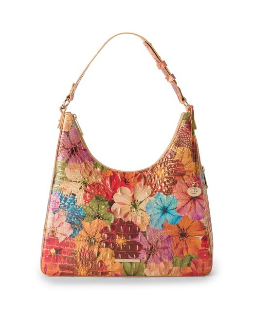 Brahmin Red Tabitha Melbourne Leather Shoulder