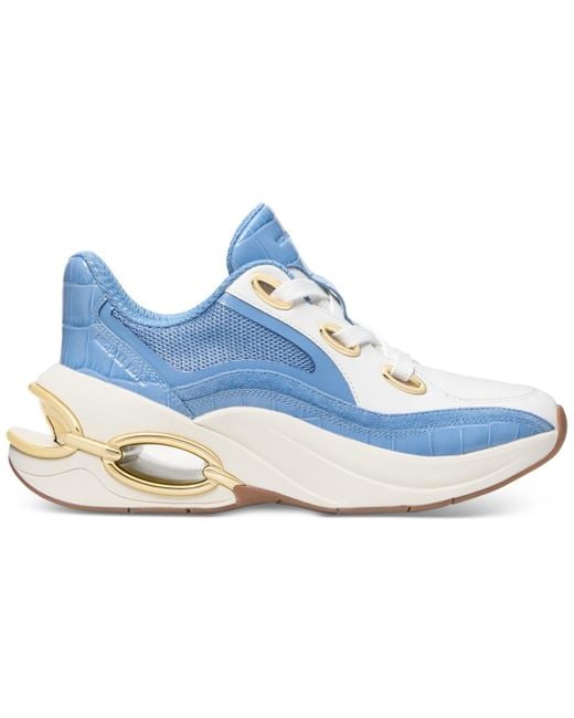 Michael Kors Blue Michael Toni Trainer Running Sneakers