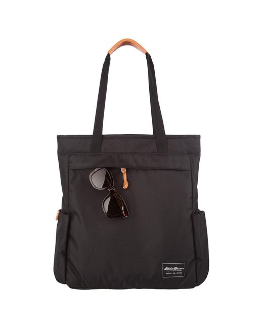 Eddie Bauer Black Bygone Backpack Tote