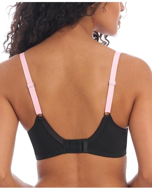 Freya Black Offbeat Underwire Side Support Bra