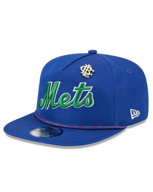 KTZ Blue New York Mets 2025 Big League Chew Golfer Snapback Hat for men